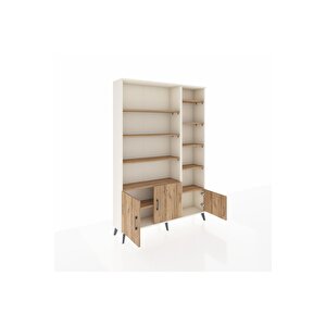 Arges Gardrop 10 Raflı 3 Kapaklı 132x30x195 Aytaşı-çam