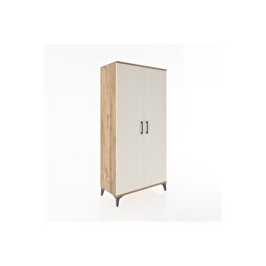 Hyperion Dolap 4 Raflı 2 Kapaklı 88x44x182 Çam-aytaşı