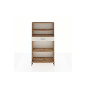Arges Dolap 3 Raflı Tek Çekmeceli 88x30x163 Çam-aytaşı