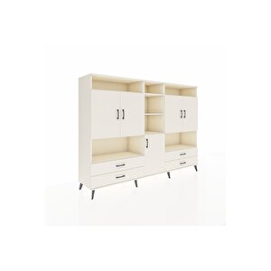 Hyperion Dolap 12 Raflı 4 Çekmeceli 5 Kapaklı 220x44x163 Aytaşı-aytaşı