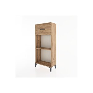 Hyperion Dolap Tek Raflı Tek Çekmeceli 60x44x134 Çam-çam