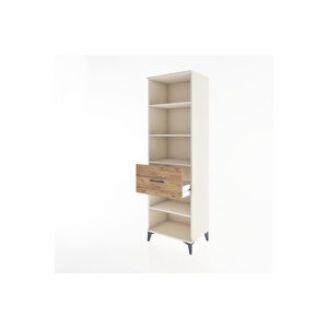 Hyperion Dolap 4 Raflı Tek Çekmeceli 60x44x195 Aytaşı-çam