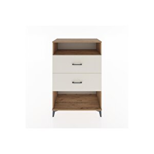 Hyperion Dolap Tek Raflı 2 Çekmeceli 88x44x134 Çam-aytaşı