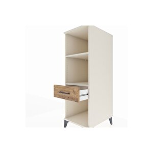 Kronos Dolap 2 Raflı Tek Çekmeceli 44x59x134 Aytaşı-çam