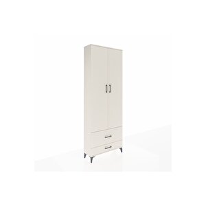 Arges Dolap 4 Raflı 2 Çekmeceli 2 Kapaklı 88x30x243 Aytaşı-aytaşı