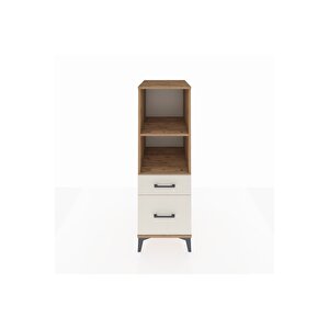 Kronos Dolap 2 Raflı 2 Çekmeceli 44x59x134 Çam-aytaşı