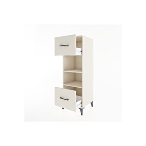Hyperion Dolap 2 Raflı 2 Çekmeceli 44x44x134 Aytaşı-aytaşı