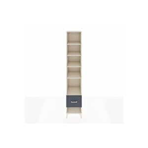 Hyperion Dolap 5 Raflı Tek Çekmeceli 44x44x243 Aytaşı-antrasit