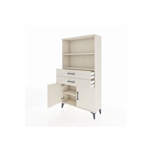 Arges Dolap 3 Raflı 2 Çekmeceli 2 Kapaklı 88x30x163 Aytaşı-aytaşı