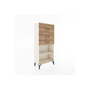 Hyperion Dolap Tek Raflı 3 Çekmeceli 60x44x134 Aytaşı-çam
