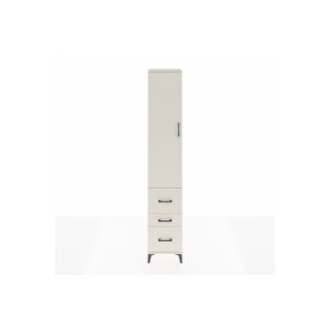 Hyperion Dolap 4 Raflı 3 Çekmeceli Tek Kapaklı 44x44x243 Aytaşı-aytaşı