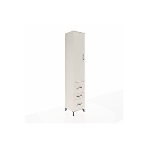 Hyperion Dolap 4 Raflı 3 Çekmeceli Tek Kapaklı 44x44x243 Aytaşı-aytaşı