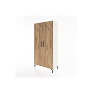 Hyperion Dolap 4 Raflı 2 Kapaklı 88x44x182 Aytaşı-çam