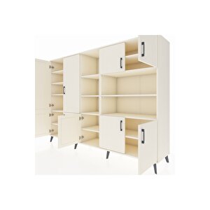 Hyperion Dolap 14 Raflı 9 Kapaklı 220x44x163 Aytaşı-aytaşı