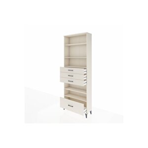 Arges Dolap 5 Raflı 4 Çekmeceli 88x30x243 Aytaşı-aytaşı