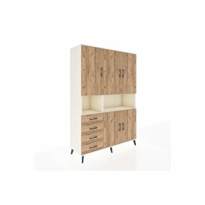 Hyperion Gardrop 7 Raflı 4 Çekmeceli 5 Kapaklı 132x44x195 Aytaşı-çam