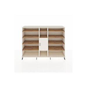 Hyperion Dolap 12 Raflı Tek Kapaklı  220x44x163 Aytaşı-aytaşı/çam