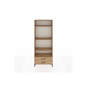 Arges Dolap 4 Raflı 2 Çekmeceli 88x30x221 Çam-çam