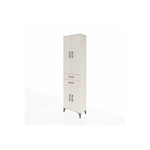 Arges Dolap 4 Raflı 2 Çekmeceli 4 Kapaklı 60x30x221 Aytaşı-aytaşı