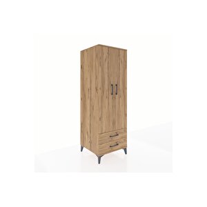 Kronos Dolap 4 Raflı 2 Çekmeceli 2 Kapaklı 60x59x182 Çam-çam