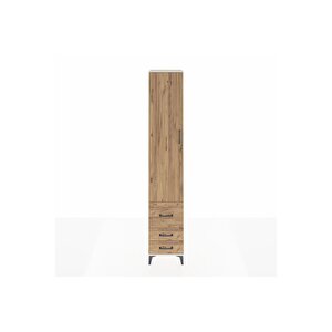 Hyperion Dolap 5 Raflı 3 Çekmeceli Tek Kapaklı 44x44x243 Aytaşı-çam