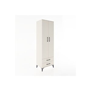 Hyperion Dolap 4 Raflı 2 Çekmeceli 2 Kapaklı 60x44x195 Aytaşı-aytaşı