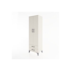 Hyperion Dolap 4 Raflı 2 Çekmeceli 2 Kapaklı 60x44x195 Aytaşı-aytaşı