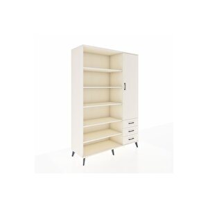 Hyperion Gardrop 9 Raflı 3 Çekmeceli Tek Kapaklı  132x44x195 Aytaşı-aytaşı