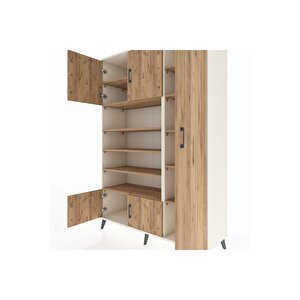 Hyperion Gardrop 11 Raflı 5 Kapaklı 132x44x195 Aytaşı-çam