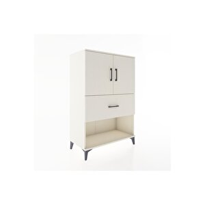 Hyperion Dolap 2 Raflı Tek Çekmeceli 2 Kapaklı 88x44x134 Aytaşı-aytaşı