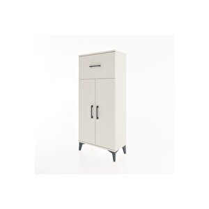 Hyperion Dolap 2 Raflı Tek Çekmeceli 2 Kapaklı 60x44x134 Aytaşı-aytaşı
