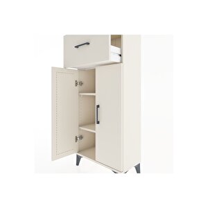 Hyperion Dolap 2 Raflı Tek Çekmeceli 2 Kapaklı 60x44x134 Aytaşı-aytaşı
