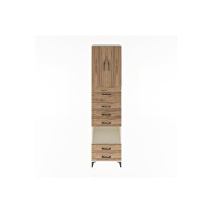 Hyperion Dolap 3 Raflı 6 Çekmeceli 2 Kapaklı 60x44x243 Aytaşı-çam