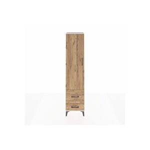 Hyperion Dolap 2 Raflı 2 Çekmeceli Tek Askılı 44x44x195 Aytaşı-çam