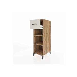 Kronos Dolap 2 Raflı Tek Çekmeceli 44x59x134 Çam-aytaşı