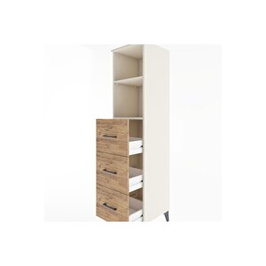 Hyperion Dolap 2 Raflı 3 Çekmeceli 44x44x182 Aytaşı-çam
