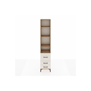 Arges Dolap 4 Raflı 3 Çekmeceli 44x30x221 Çam-aytaşı