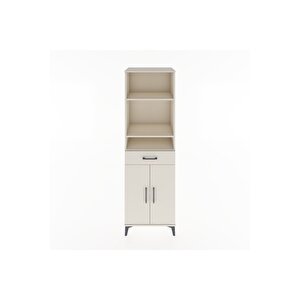Hyperion Dolap 4 Raflı Tek Çekmeceli 2 Kapaklı 60x44x195 Aytaşı-aytaşı