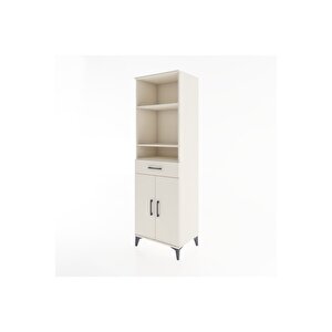 Hyperion Dolap 4 Raflı Tek Çekmeceli 2 Kapaklı 60x44x195 Aytaşı-aytaşı