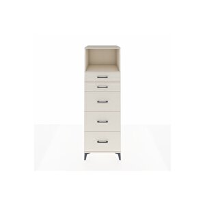 Kronos Dolap Tek Raflı 5 Çekmeceli 60x59x182 Aytaşı-aytaşı