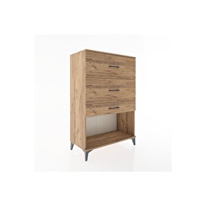 Hyperion Dolap 3 Çekmeceli 88x44x134 Çam-çam