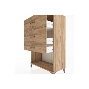 Hyperion Dolap 3 Çekmeceli 88x44x134 Çam-çam