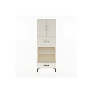 Hyperion Dolap 4 Raflı 2 Çekmeceli 2 Kapaklı 60x44x163 Aytaşı-aytaşı