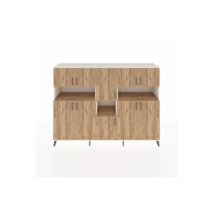 Hyperion Dolap 14 Raflı 10 Kapaklı 220x44x163 Aytaşı-çam