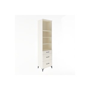 Hyperion Dolap 4 Raflı 3 Çekmeceli 60x44x243 Aytaşı-aytaşı