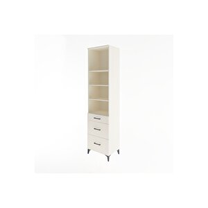 Hyperion Dolap 4 Raflı 3 Çekmeceli 60x44x243 Aytaşı-aytaşı