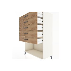 Hyperion Dolap 5 Çekmeceli 88x44x134 Aytaşı-çam