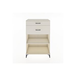 Hyperion Dolap Tek Raflı 2 Çekmeceli 88x44x134 Aytaşı-aytaşı