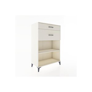 Hyperion Dolap Tek Raflı 2 Çekmeceli 88x44x134 Aytaşı-aytaşı
