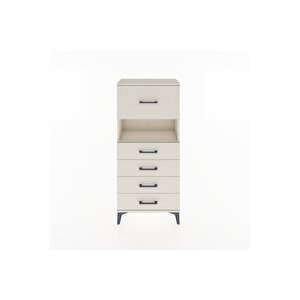 Hyperion Dolap Tek Raflı 5 Çekmeceli 60x44x134 Aytaşı-aytaşı